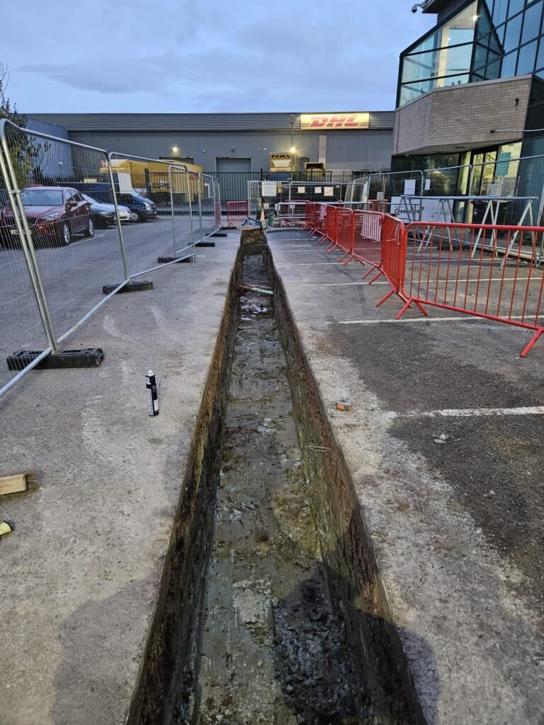 Substation construction Leeds